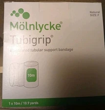 Molnlycke Tubigrip Multipurpose Tubular Bandage, Size F ⭐️ ONE BOX ⭐️