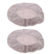 2 Pcs Fuzzy Toilet Seat Cover Elongated Lid Plush Machine Washable
