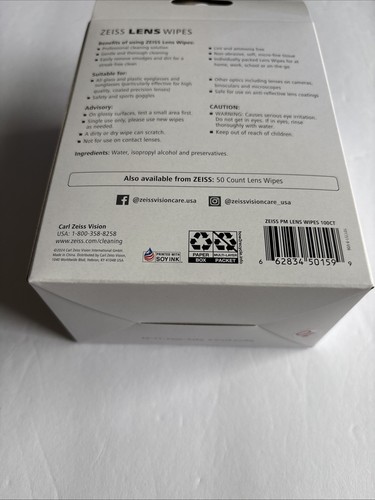 Toallitas limpiadoras de lentes de limpieza suave y completa, 100 unidades - Imagen 9 de 16