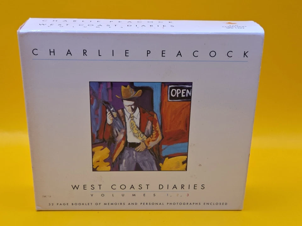 CHARLIE PEACOCK West Coast Diaries Volumes 1,2,3 RARE OOP 3 CD BOX SET — 第 3/4 张图片