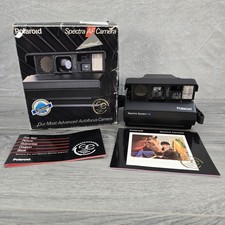 VINTAGE Polaroid Spectra System SE Instant Film Camera  Box And Manual