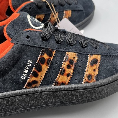 Women's Adidas Campus 00s Black Leopard Stripes Casual Shoes JH9767 | eBay