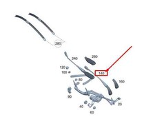 MERCEDES-BENZ EQS V297 Wischerarm vorne rechts RHD A2978204600 NEU ORIGINAL