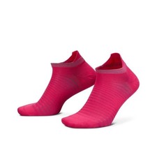 Nike Spark Unisex Cushioned No-Show Running Socks Pink/Reflective