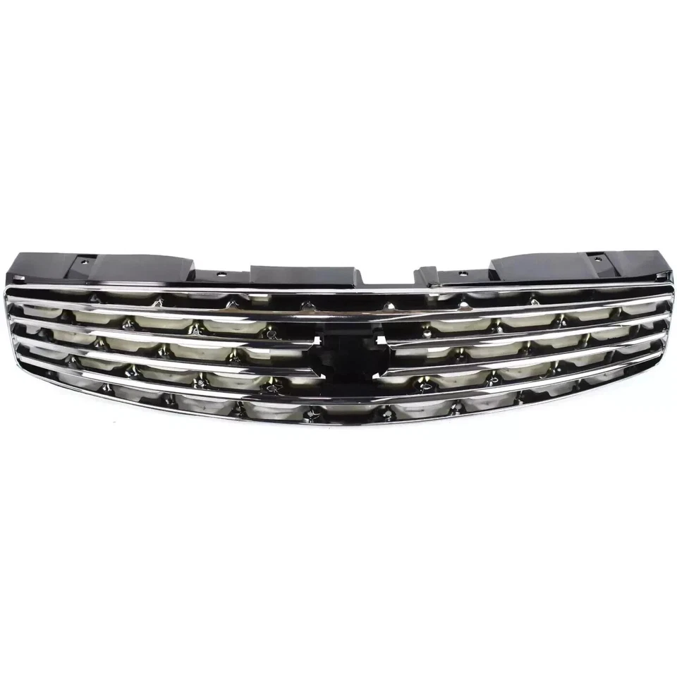 Front Grille Chrome & Head Light Pair For 2003-2005 Infiniti G35 Coupe Foto 4 de 4