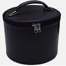 Masonic Regalia Lodge Fez Cap Case with Handle   Black Synthetic Leather