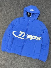 Trapstar Hyperdrive Puffer Jacket Blu/Bianco Extra Large Nuovo con etichette