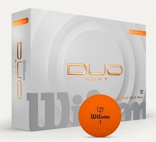 Wilson Staff Duo Soft Golf Balls Orange, 12pk 2025 NEW