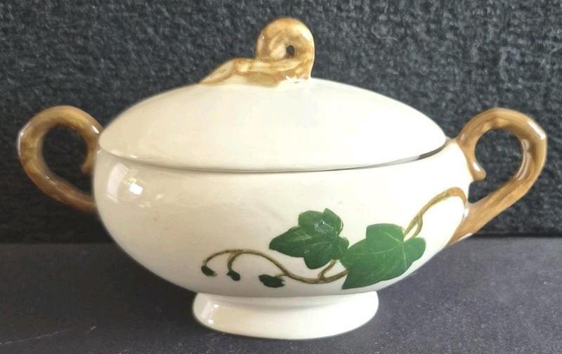 Metlox CALIFORNIA IVY Sugar Bowl W/ Lid NM!