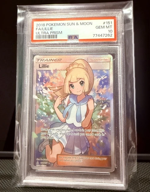 2018 Pokemon Sun & Moon Ultra Prism Lillie #151/156 PSA 10 GEM MINT
