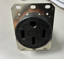 Hubbell HBL9450A Straight Blade Device Receptacle 50A 125/250V 3-Pole 4-Wire