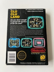 CLU CLU LAND    - PAL  B  HOL  - Nintendo NES