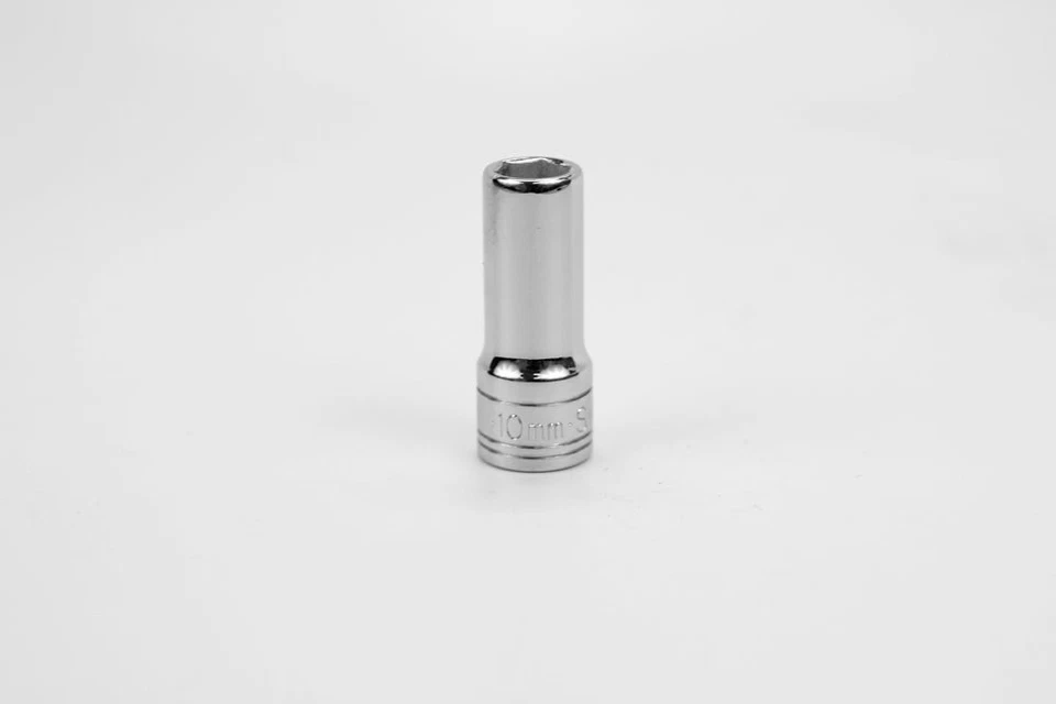 SK Tools Deep Socket - Chrome, Metric, 6 Point, 3/8" Drive, 10 Mm (SK8410) - Image 1 of 1