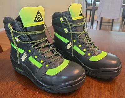 Nike ACG Air Max Superdome Boots Black Volt Men's Size 10 316993-071 Vintage