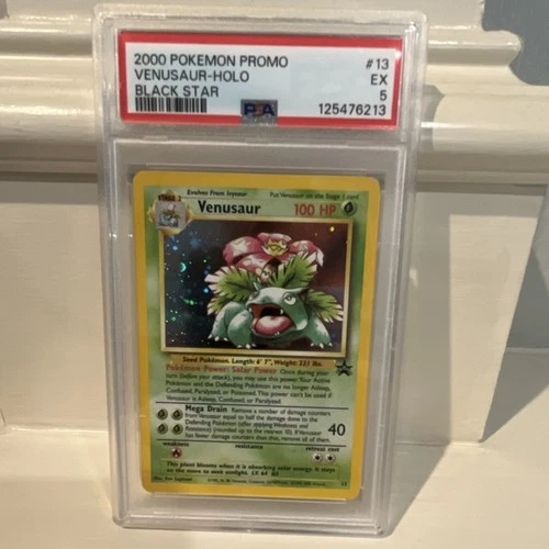 Pokémon TCG PSA 5 Venusaur EX 13/53 Wotc Promo Holo Stage 2 100 HP English