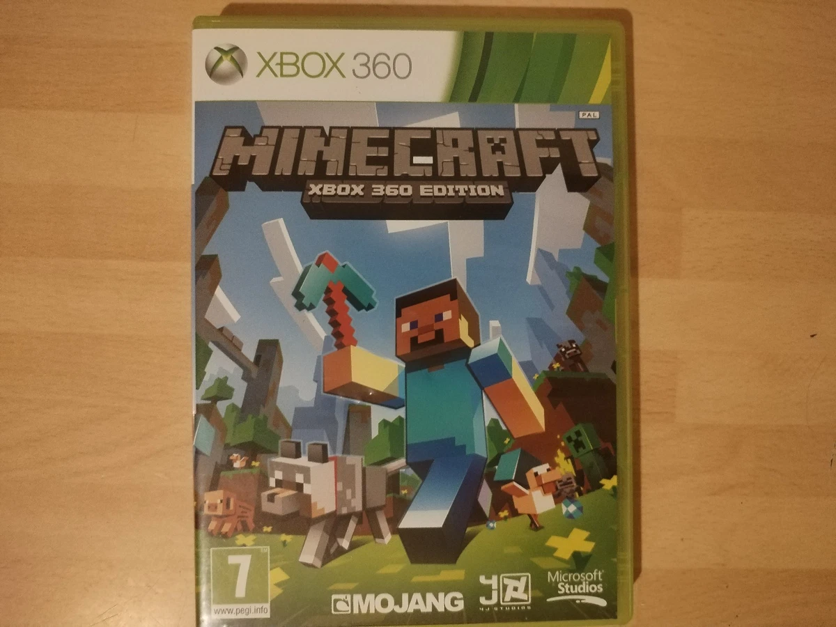 Jeu Minecraft Xbox 360 - Édition Mojang (2013) - Très Bon état Complet