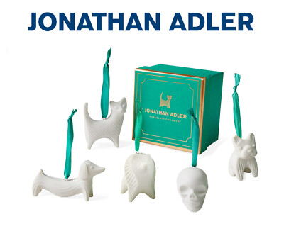Jonathan Adler BRAND NEW Ornaments Porcelain w Box | eBay