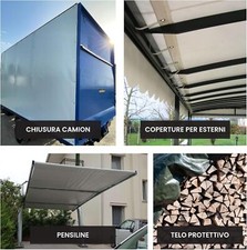 Telo Pvc Occhiellato Impermeabile Telone Pvc Pesante con occhielli ogni 50 CM