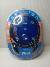 jWIN JX-CD335BLU Personal CD Player Headphones NIB Sealed RARE Blue