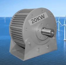 20KW 300Rpm 48-220V 380V Alternators Permanent Magnet Generator For Wind Turbine
