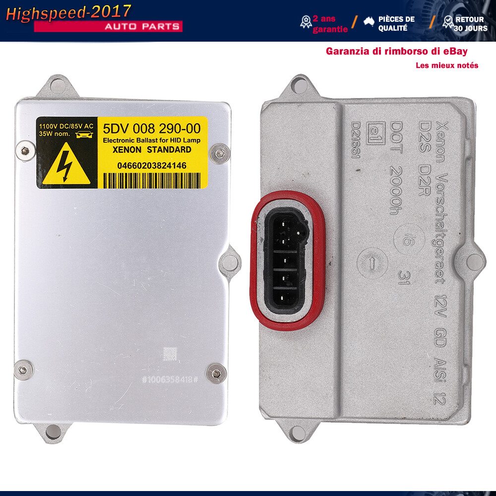 Ballast 5DV 008 290-00 Xenon D2S 12V 35W pour remplacement bloc optique