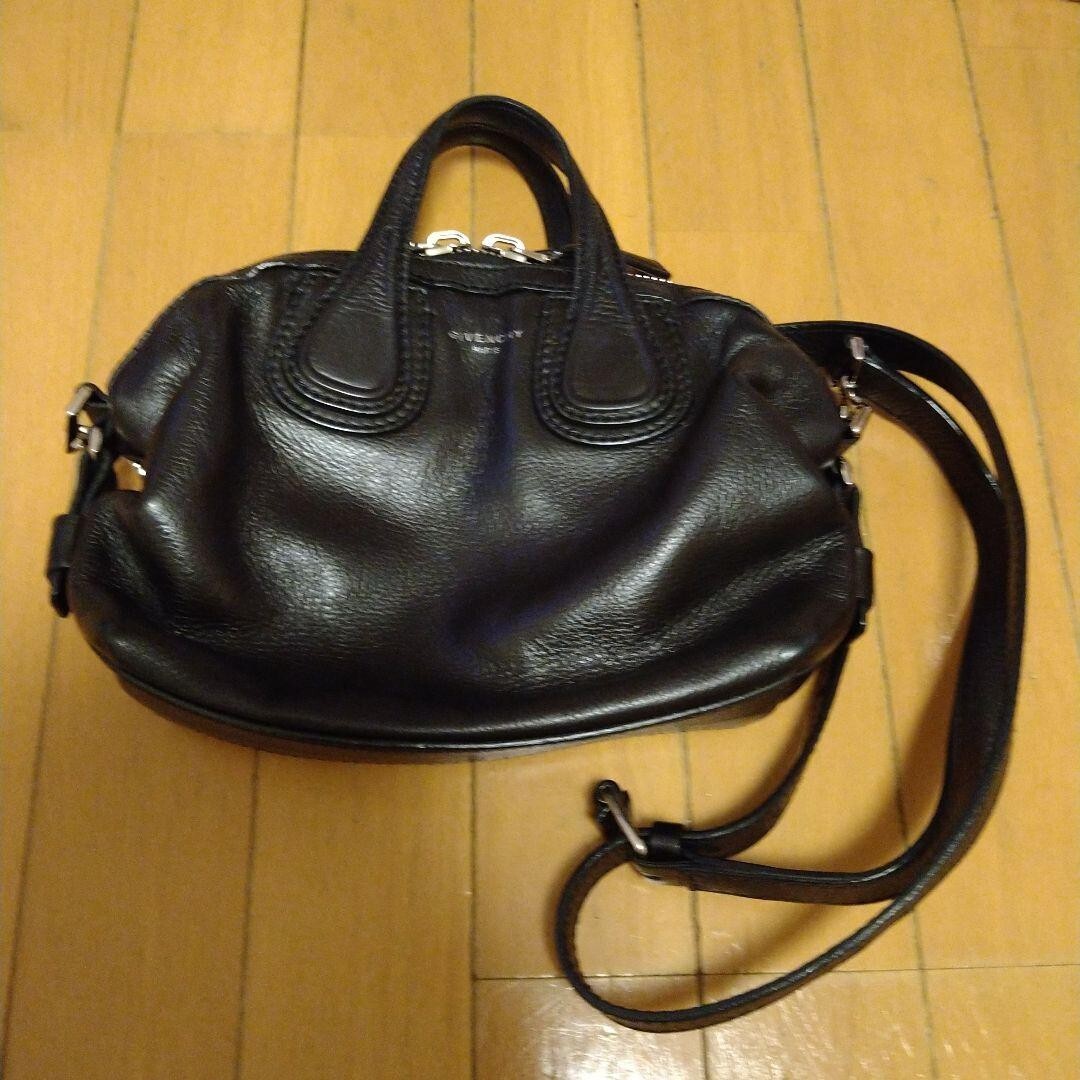 GIVENCHY マイクロ ナイチンゲール 2way ブラック スタッズ y2k GIVENCHY Nightingale Micro Handbag Crossbody Bag 2-Way Black