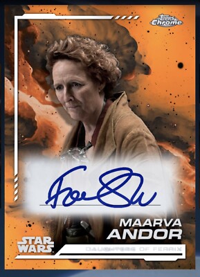DIGITAL Topps Star Wars Card Trader 2024 Chrome Orange Auto Maarva Andor 25cc
