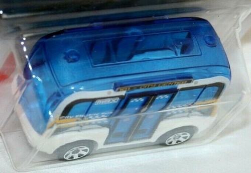 Matchbox MBX City Blue MBX Self-Driving Bus 1/64 Collector #3 - Picture 3 of 4