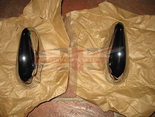 Brand New Pair Of Mgb Front Bumper Guards Overiders 1963-1974 All Chrome Front