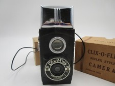 Clix O Flex camera by Metropolitan Chicago 1947 vwith original box
