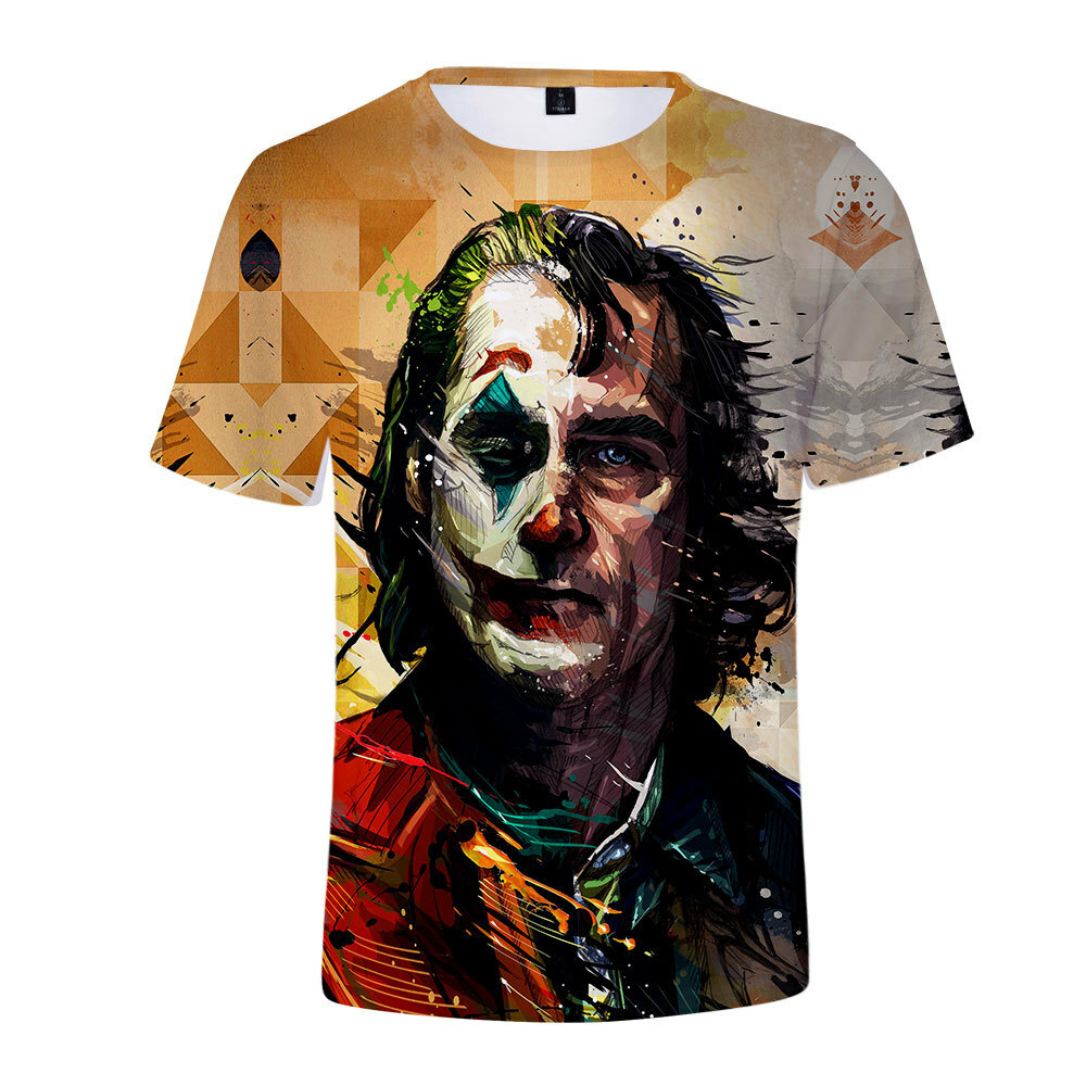 Batman Dark Knight Joker DC Comics TShirt Men's Casual Tee Tops Shirt