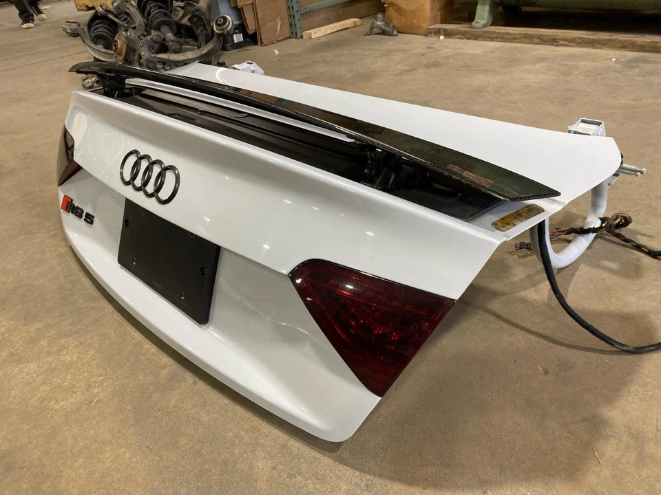 B8 Audi Coupe OEM Active Aero Swap Kit- RS5 Trunk Lid Carbon Spoiler Control L Foto 4 de 4