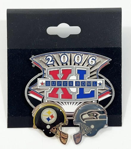 2006 NFL SUPER BOWL XL Seahawks VS Steelers FOOTBALL CHAMPIONSHIP Pin