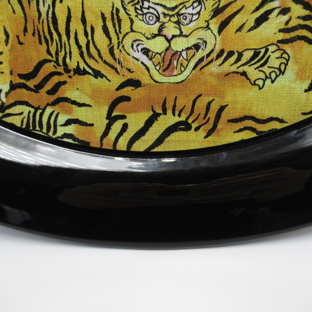 GUCCI Tiger plate dish 482761ZAM011082 Yellow black | eBay GUCCI Tiger plate dish 482761ZAM011082 Yellow black | eBay
