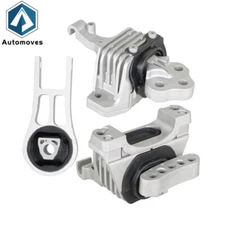 3PCS For Jeep Cherokee 2.4L 14-19 Complete Engine Motor &Transmission Mount Set