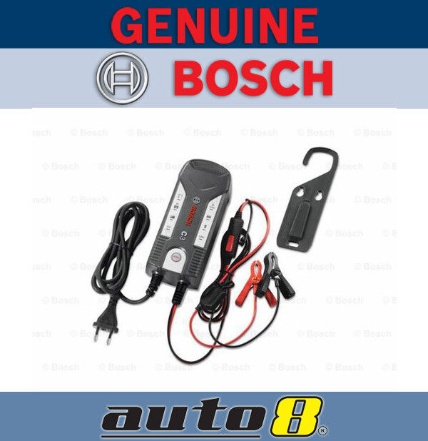 GENUINE BOSCH 3.8A C3 Car Bike Battery Charger 6v 12v AGM GEL Lead