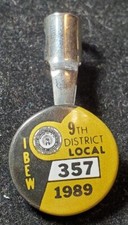 Vtg Pencil Clip ~ 9th District ~ Local 357 ~ IBEW ~ our # t3667