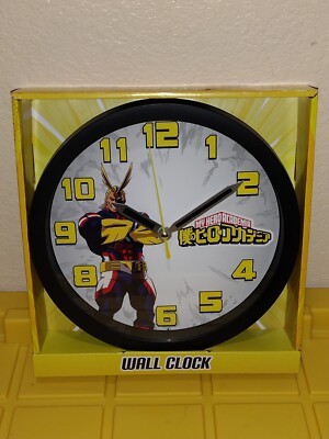 MY HERO ACADEMIA WALL CLOCK ALL MIGHT WALL CLOCK ANALOG NEW | eBay