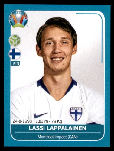 Panini UEFA Euro 2020 Preview - Lassi Lappalainen Finland No. FIN27