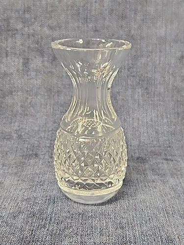 Waterford Crystal Violet Vase 4"h Ireland Vintage mADF