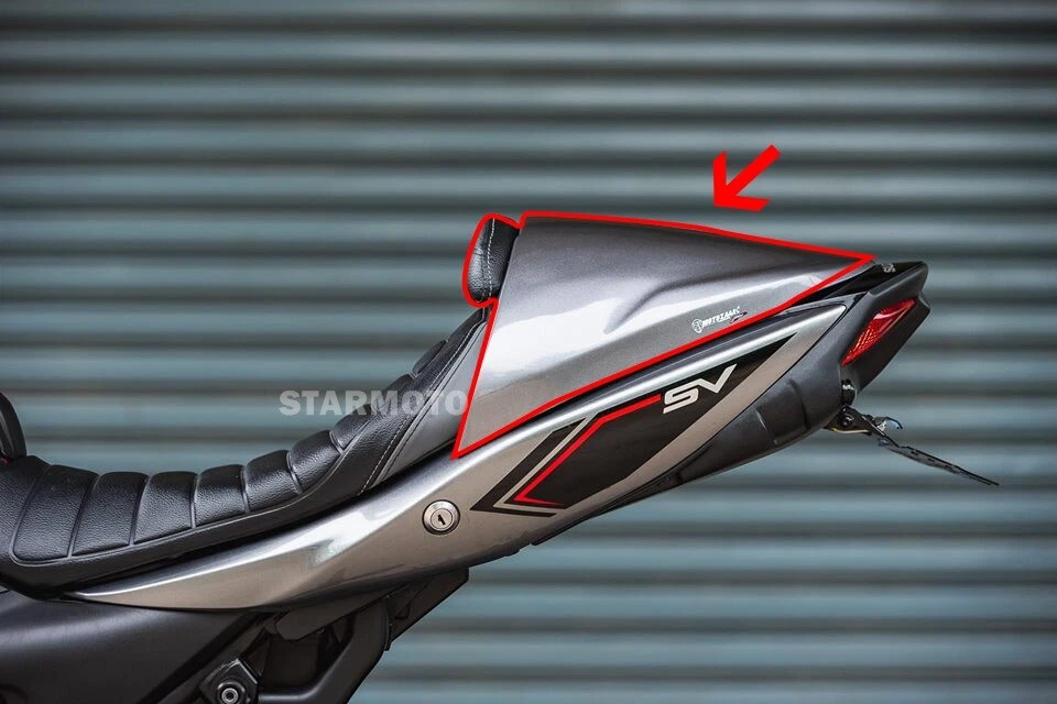 FOR SUZUKI SV650X SV650 REAR SEAT PASSENGER COVER FAIRINGS CAFE RACER 2016++ - Image 3 of 4