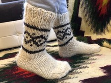 Women's/Men's Organic Wool Socks, Cozy socks, Sheep's Wool, Winter socks,Comfort