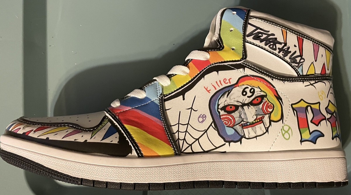 Tekashi 6ix9ine 69 Signed Autograph Custom High Top 1 Sneaker