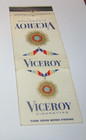 Matches Matchbook Cover Viceroy Cigarettes Tobacco — photo 2