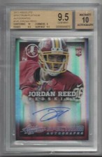 JORDAN REED 2013 ABSOLUTE SPECTRUM PLATINUM AUTO RC /10 BGS 9.5 w/ 10 AU POP 1/1