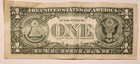 ●ERROR NOTE●,$1 BILL, Ink Error On The #4's — photo 4
