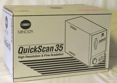   Minolta QuickScan 35 Hi-Res & Fine Gradation Film Scanner Apple Macintosh  