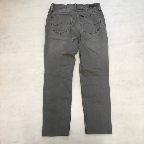 Lee Elly Jeans Womens W30 L27 Grey Denim Slim Straight Mid Rise Cotton Stretch - Picture 3 of 15