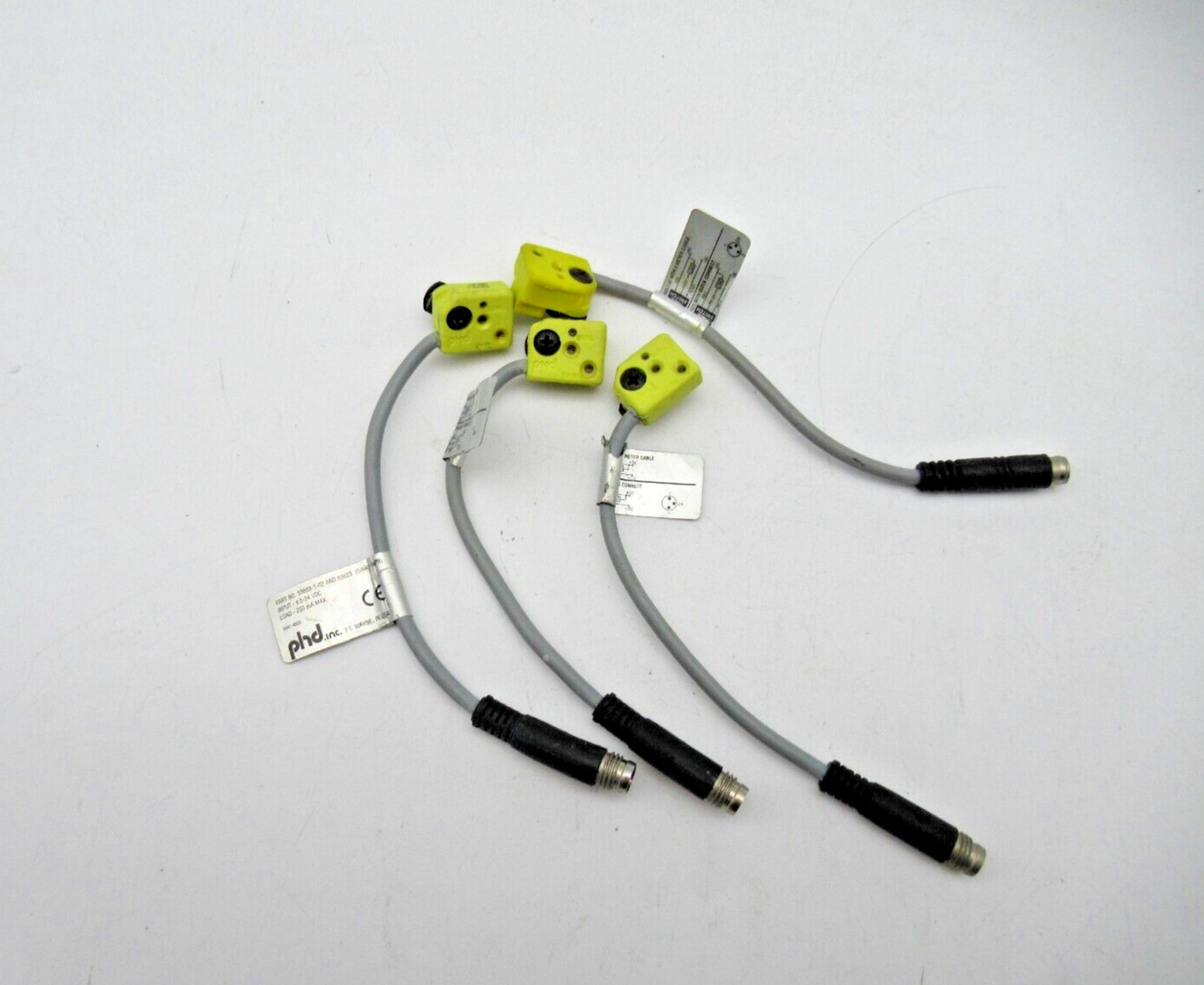 *4 QTY* PHD 53603-1-02 Hall Effect Switch 4.5v - 24v DC, Sinking NPN, 20mA. Max.