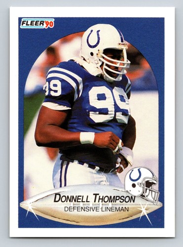Donnell Thompson 1990 Fleer #233 Indianapolis Colts | eBay